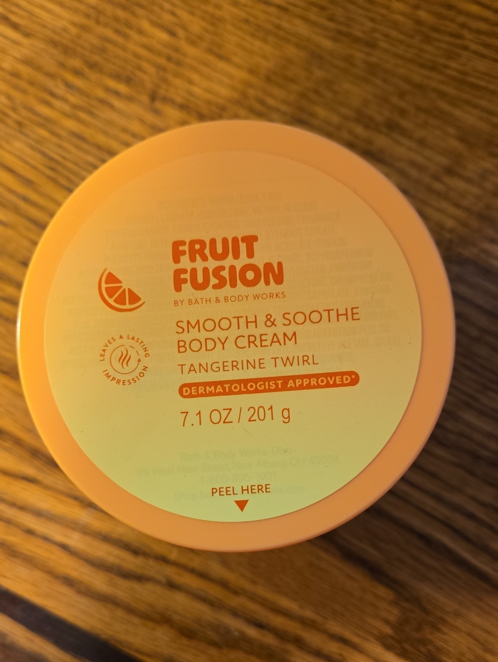 Fruit Fusion Body Cream Tangerine Twirl